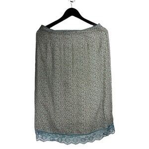 Vanilia skirt green size 38 Medium knee length